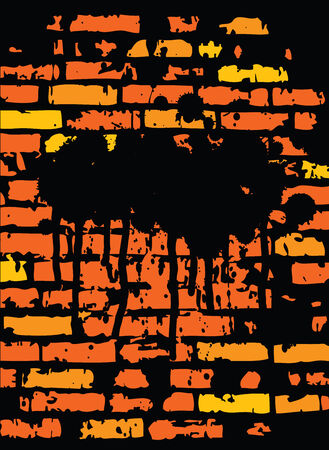 Grunge Brickwall With Space For Textのイラスト素材