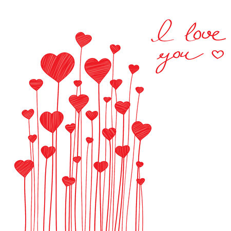 Hearts Design With Space For Your Textのイラスト素材