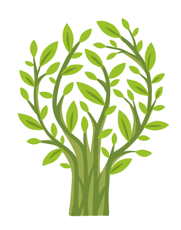 Green Tree (vector or XXL jpeg image)のイラスト素材
