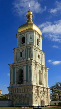 bell tower of Saint Sophia Cathedralの写真素材