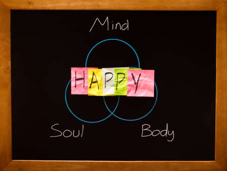 Interlinked circles showing the mind body and soul