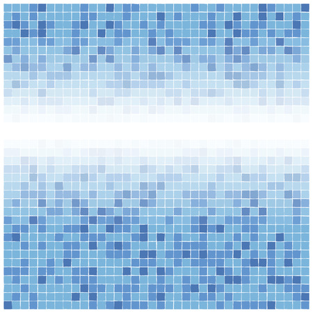 Blue tiles gradient backgroundのイラスト素材