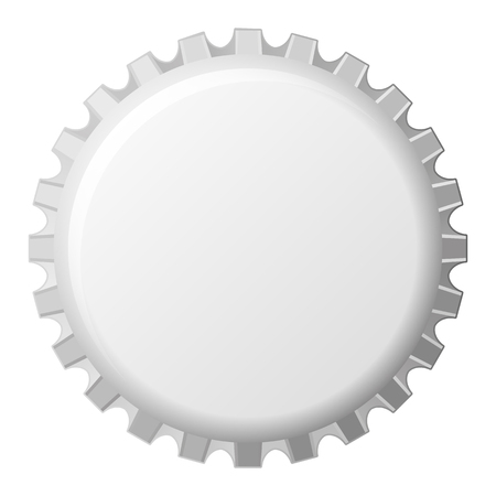 vector realistic crown cap templateのイラスト素材