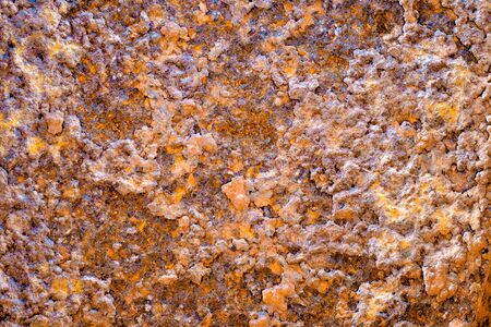 Heavy corroded and rusty iron board surface