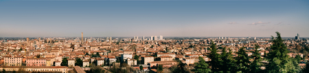 Bologna cityscape viewed from the church of San Michele in Boscoの写真素材