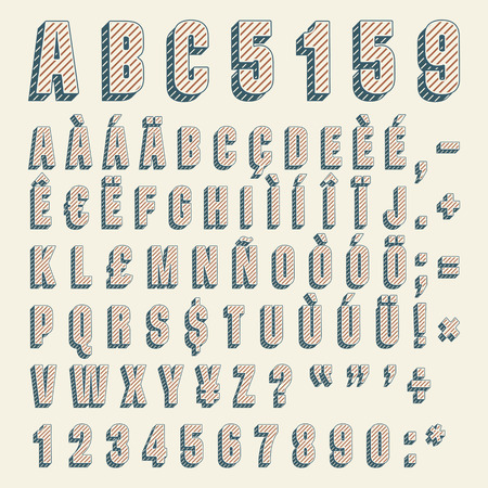 Halftone shaded typeset. solid color easy to change.のイラスト素材