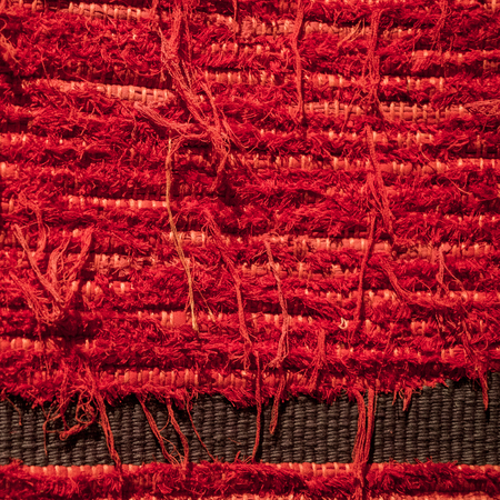 red fabric textured backgroundの写真素材