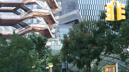New York City, United States. Hudson Yards urban architecture in Chelsea, Manhattan Midtown, NYC,...