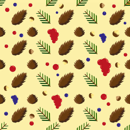 Purple wooden flowers seamless pattern background borderのイラスト素材