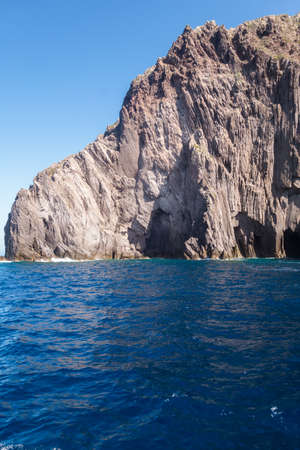 Cliff on the Mediterranean Sea