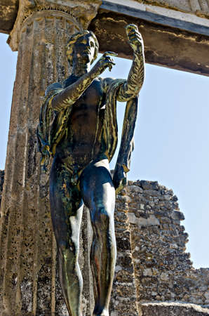 ruin of Pompeiiの写真素材