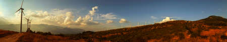 Wind Turbine in sunset