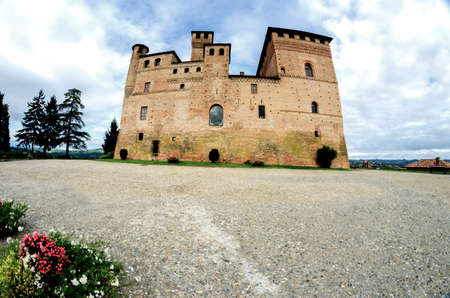 Castle in Piedmont, Italyのeditorial素材
