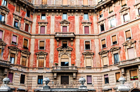 architecture of the historic center of Rome italyのeditorial素材