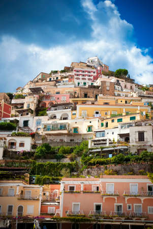 Positano in Amalfi Coast, Italyの写真素材