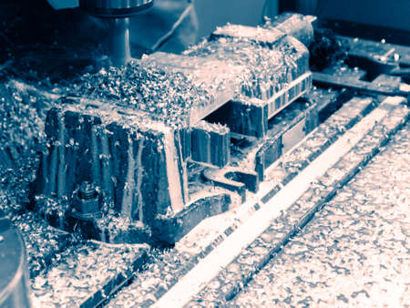 Milling metalworking process.の写真素材