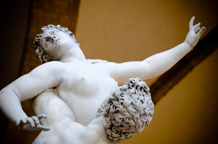 The Rape of the Sabine Women 1574-82 by Giambolognaの写真素材