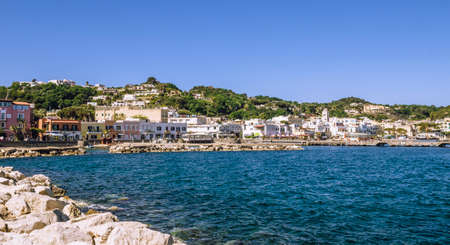 Ischia, village of Lacco Ameno, Italyの写真素材