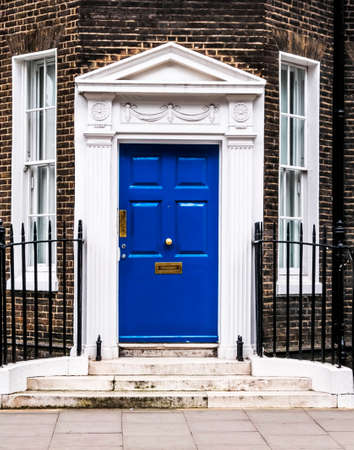 Bloomsbury door in London. England, United Kingdomの写真素材