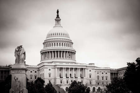 United States capitol building Washington DC USAの写真素材
