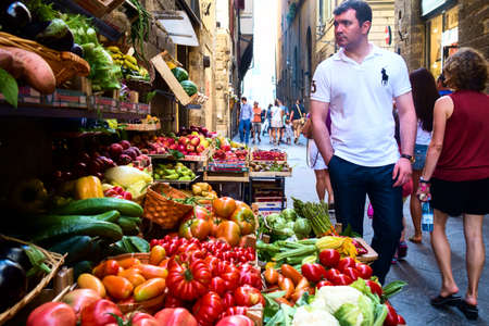 Fruit for sale at the street marketのeditorial素材