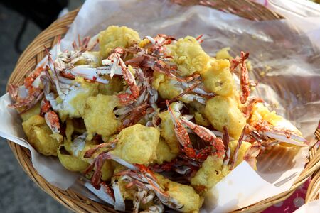 Fried crabの写真素材
