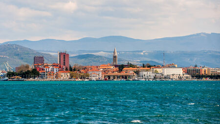 Town Koper, Sloveniaの写真素材