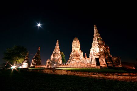 Wat Chaiwatthanaram , Ayutthaya , Thailandの写真素材
