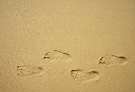 Sea sand sun beach for relax in holiday Thailand trail track spoorの写真素材