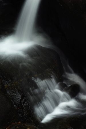 Waterfall and blue stream in the forest Thailandの写真素材