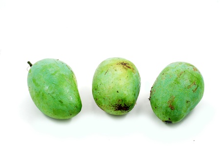 Mango green fruit for healthy food の写真素材
