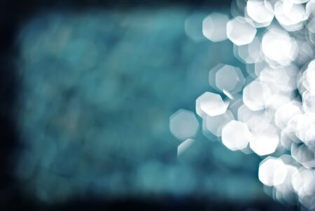 abstract background blue bokeh circlesの写真素材
