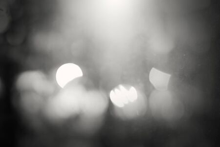 Black and white bokeh background for design