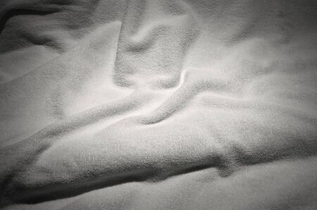 White towel texture background pattern for text and message designの写真素材