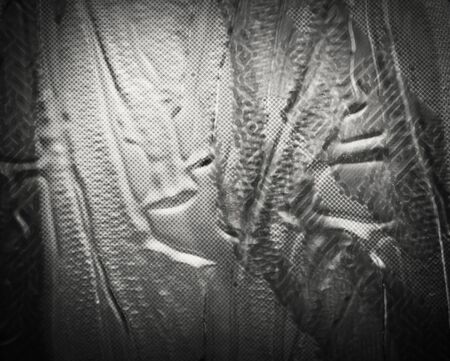 Black and white glass texture background for designの写真素材