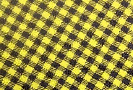 Yellow and black tracery cotton abstract background