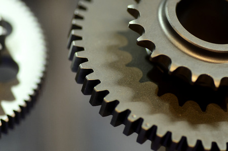 Gear metal parts for automotive and industryの写真素材