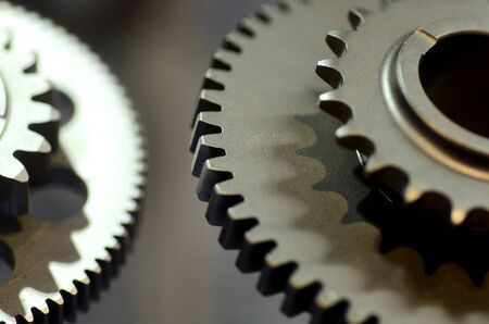 Gear metal parts for automotive and industryの写真素材