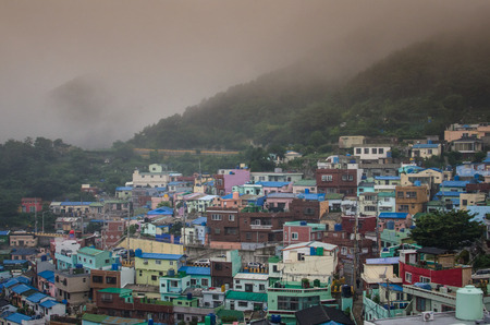 Gamcheon Culture Village, Busan, South Koreaのeditorial素材