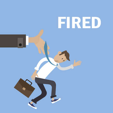 Boss fired employeeのイラスト素材