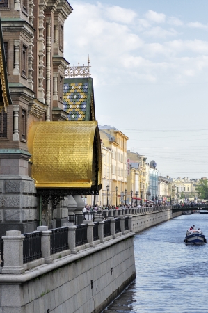 Russia Orthodox Church Spas na Krovi, St  Petersburgの写真素材