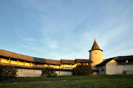 Inside Pskov Kremlin, Kromの写真素材