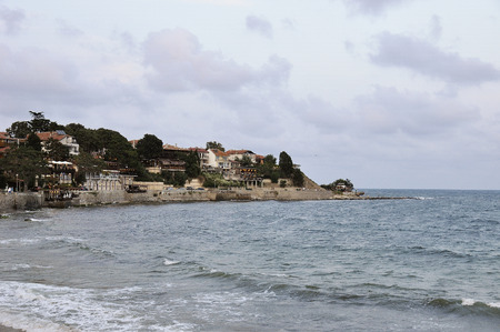 View on Nessebar coastline in daylight