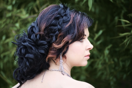 Beauty wedding hairstyle