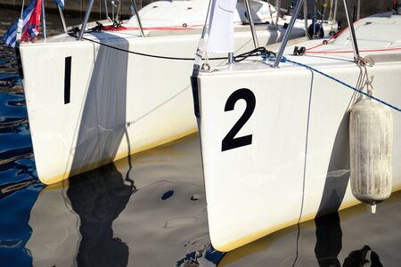 Two boat stern