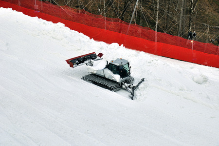 Ratrak, grooming machine, special snow vehicleの写真素材