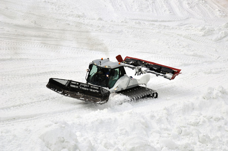 Ratrak, grooming machine, special snow vehicleの写真素材