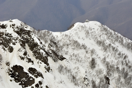 Winter mountain landscape