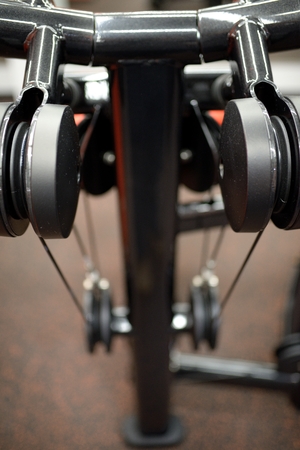 Detail of the sports exercise machine