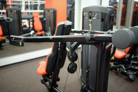 Detail of the sports exercise machine